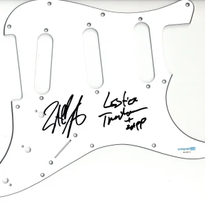 ZAPP SIGNED AUTOGRAPH STRAT GUITAR PICKGUARD ACOA LESTER & TERRY TROUTMAN BAND