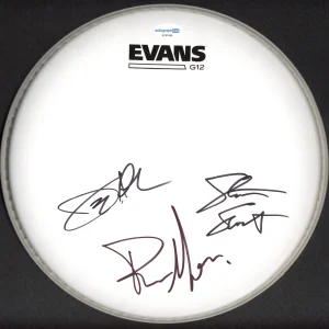 WARRANT BAND SIGNED AUTOGRAPH DRUMHEAD ACOA CHERRY PIE ALLEN SWEET ETC