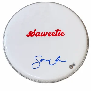 SAWEETIE Signed Autograph 12" Drumhead Hip Hop Rapper My Type Beckett COA