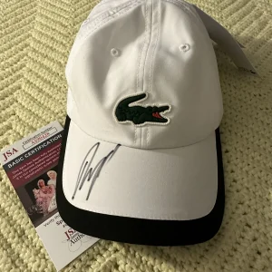 Andy Roddick Signed New Tennis Hat New JSA Authentication COA La Coste