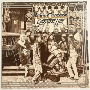 Alice Cooper Signed Autographed Greatest Hits Vinyl Album JSA COA