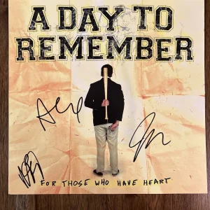 ‘A Day To Remember’ Band Signed Vinyl Album ‘Jeremy McKinnon’ +2 PROOF