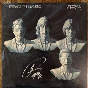 ‘Todd Rundgren’ ‘Utopia’ Signed Vinyl Album ‘Deface The Music’ Autograph