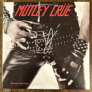 ‘Vince Neil’ Motley Crue Signed ‘Too Fast For Love’ Vinyl Album PROOF