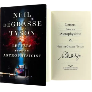 Neil deGrasse Tyson Signed Autograph Letters from an Astrophysicist Book *