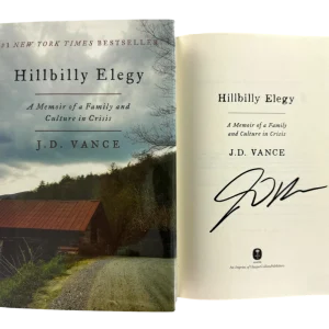 JD Vance Signed Autograph Hillbilly Elegy Book - Donald Trump VP w/ Beckett COA
