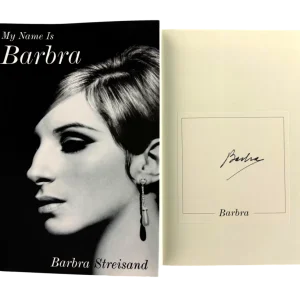 Barbra Streisand Signed Autograph My Name is Barbra Book - w/ Beckett COA