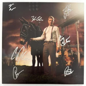 Tyler Childers & Band Signed Autograph Album Record LP Rustin in the Rain - JSA
