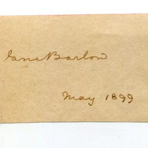 Samuel L. M. Barlow I Railroad Lawyer The New York World Signed Autograph