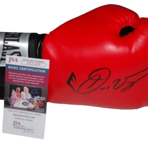 OSCAR VALDEZ signed (WBC WBO FEATHERWEIGHT) Everlast Boxing glove JSA AX11429