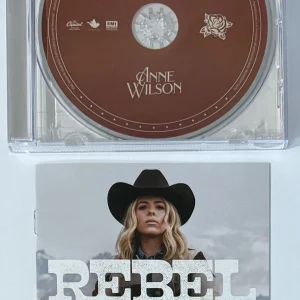 ANNE WILSON SIGNED CD COVER BOOK & REBEL CD BAS BECKETT COA AUTOGRAPHED PICTURE