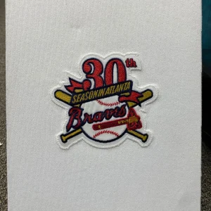 PRO TEAM COLLECTIBLES BASEBALL 30TH SEASON ATLANTA BRAVES EMBLEM PATCH RARE