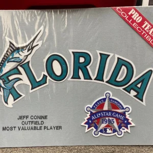 PRO TEAM COLLECTIBLES MLB JEFF CONINE MARLINS ALLSTAR GAME PATCH UNIFORM LOGO