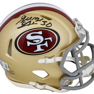 49ers George Odum Authentic Signed Speed Mini Helmet Autographed BAS Witnessed