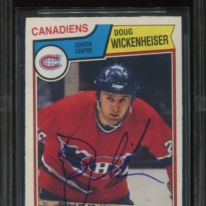 CANADIENS DOUG WICKENHEISER signed autographed 1983 OPC CARD BECKETT (BAS)