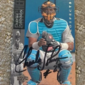 1994 Upper Deck Minors #110 Charles Johnson signed autographed card Marlins