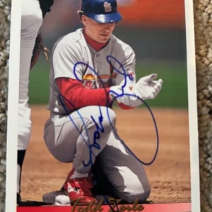 1993 Upper Deck Todd Zeile signed autographed card #569 St. Louis Cardinals