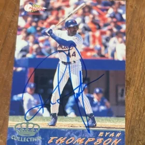 1994 Pacific New York Mets Baseball Card #418 Ryan Thompson signed autographed