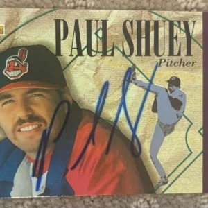 1994 Upper Deck #522 Paul Shuey signed autographed card Cleveland Indians