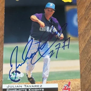 1994 Classic Baseball Card #46 Julian Tavarez signed autographed card