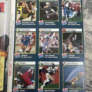 Sports Illustrated For Kids 1992 Warren Moon Will Clark Larry Johnson