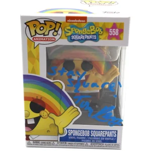Tom Kenny SpongeBob Squarepants 558 Signed Funko Pop w/JSA COA AX11352