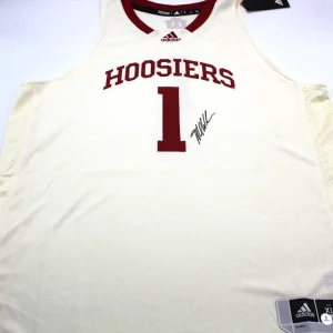 Mike Woodson Signed Indiana Hoosiers Basketball Jersey w/Beckett COA BP89890
