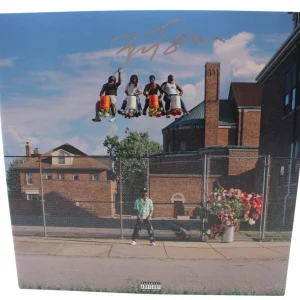Big Sean Signed Detroit 2 Vinyl Album LP Cover W/BECKETT COA BN71258
