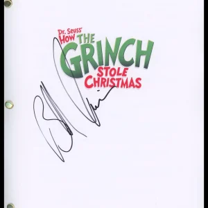 Bill Irwin "How the Grinch Stole Christmas" AUTOGRAPH Signed Script Screenplay