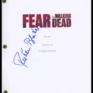 Ruben Blades "Fear the Walking Dead" AUTOGRAPH Signed Pilot Episode Script ACOA