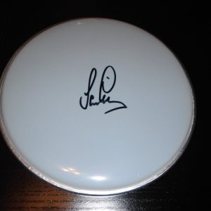 DEEP PURPLE IAN PAICE SIGNED 10 INCH DRUMHEAD