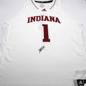 Mike Woodson Signed Indiana Hoosiers Basketball Jersey w/Beckett COA BP89889