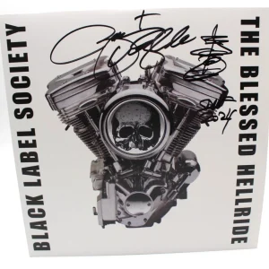 Zakk Wylde Black Label Society Blessed Hellride Signed Album W/JSA COA AX28232