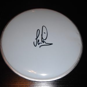 DEEP PURPLE IAN PAICE SIGNED DRUMHEAD