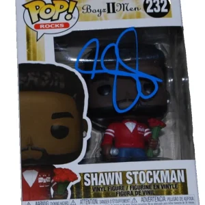 SHAWN STOCKMAN signed (BOYS II MEN) #232 Funko Pop Rocks! BECKETT BAS BP09607
