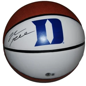 MASON PLUMLEE signed (DUKE BLUE DEVILS) F/S basketball BECKETT BAS BR63097