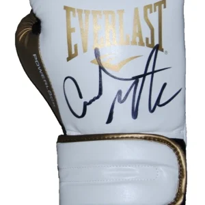 CURMEL MOTON signed (Super Featherweight) Everlast Boxing glove BECKETT BR00356