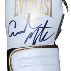 CURMEL MOTON signed (Super Featherweight) Everlast Boxing glove BECKETT BR00355