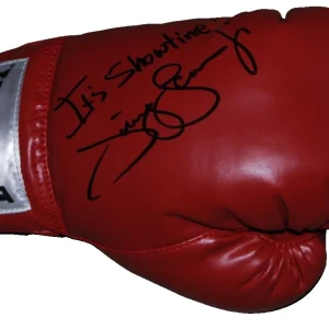 JIMMY LENNON JR signed (BOXING ANNOUNCER) Everlast Boxing glove BECKETT BR25962