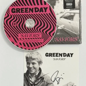 ALL 3 BAND SIGNED Green Day Saviors CD BAS Beckett COA Autographed Billie Joe +