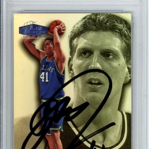 1998 Flair Showcase Dirk Nowitzki Rookie Card RC Signed PSA DNA AUTOGRAPH HOF