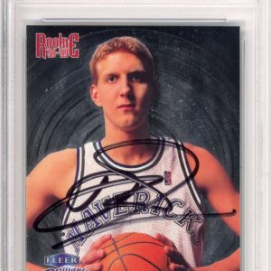 1998 Fleer Brilliants Dirk Nowitzki Rookie RC Card Signed PSA DNA AUTOGRAPH HOF