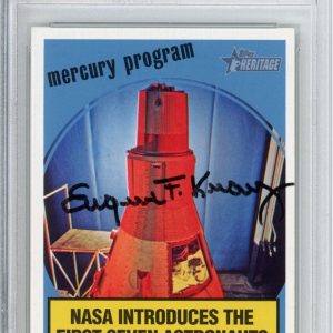 2008 TOPPS HERITAGE GENE EUGENE KRANZ SIGNED PSA DNA COA AUTOGRAPH NASA DIRECTOR