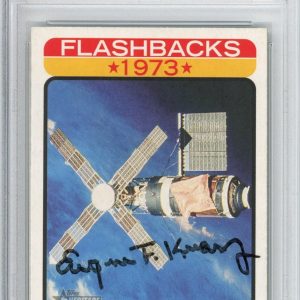 2022 TOPPS HERITAGE GENE EUGENE KRANZ SIGNED PSA DNA COA AUTOGRAPH NASA SPACE