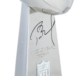 Tom Brady Signed Full Size Super Bowl LI Vince Lombardi Trophy Tristar COA #6/12