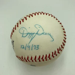 Mint Dizzy Dean Signed Vintage Baseball With JSA COA