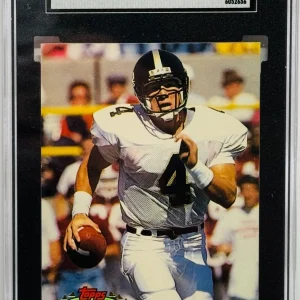 BRETT FAVRE Slabbed Encapsulated 1991 Topps Stadium Club Card SGC 8 #94