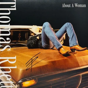 THOMAS RHETT Signed LP Insert "About A Woman" Green Vinyl JSA COA