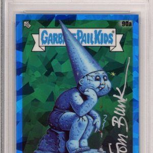 2021 Topps Garbage Pail Kids Sapphire Stoned Sean #90a PSA DNA SIGNED Tom Bunk