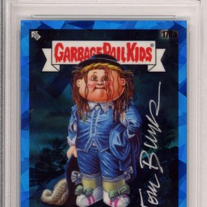 2021 Topps Garbage Pail Kids Sapphire Earl Painting 178a PSA DNA SIGNED Tom Bunk